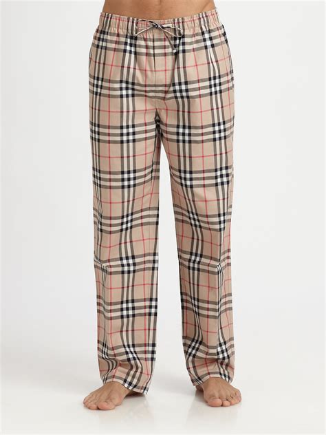 burberry pajama pants men sale|Burberry slacks for men.